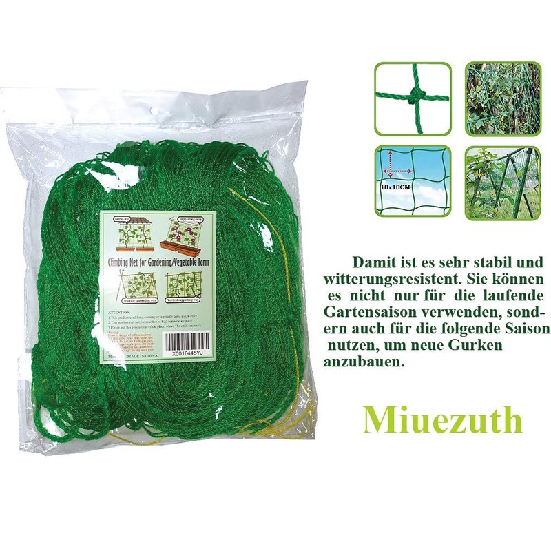 Miuezuth Premium Trellis Net with large mesh size for particularly