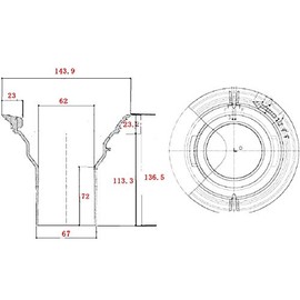 TOTO Bathroom Parts/Repair Products Drain Metal Seal Water Bottle [EKA24049]