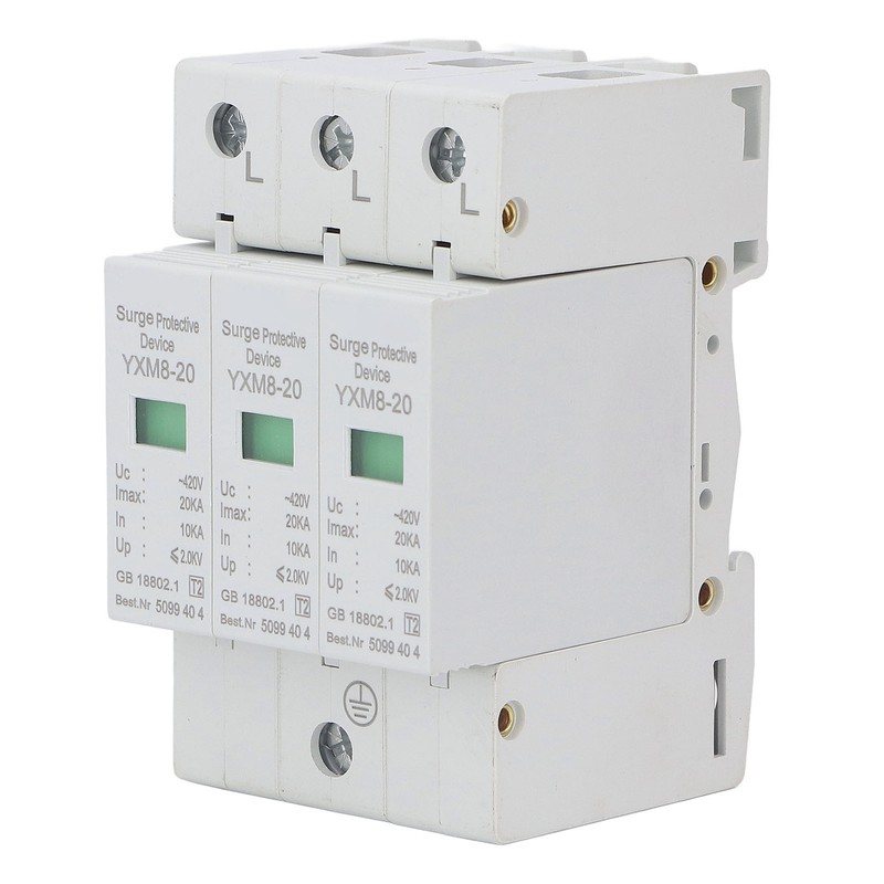 Surge Protector Lightning Protection 3 Phase Flame Retardant Protective Device