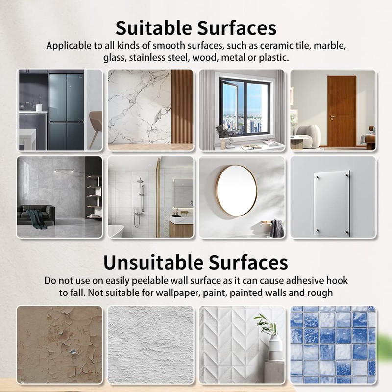 DIDUDIDU Wall Plate Hangers for Display - Invisible Adhesive Picture