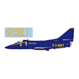 HOBBY MASTER 1/72 A-4F Skyhawk Blue Angels Machine 1-6 Decal Included Version Complete Product