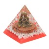 Crystal Pyramid Buddha Epoxy Energy Stone Handicraft for Household Decoration