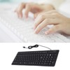 Keyboard 108 Key Spanish USB Wired Portable Foldable Quiet Waterproof