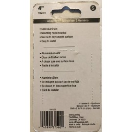 Hillman (#5, 1/16”H 4”L) Hillman BLACK House Number #5 Flat w/Nails