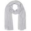styleBREAKER Women's Scarf Lightweight & Transparent with Short Fringes Plain