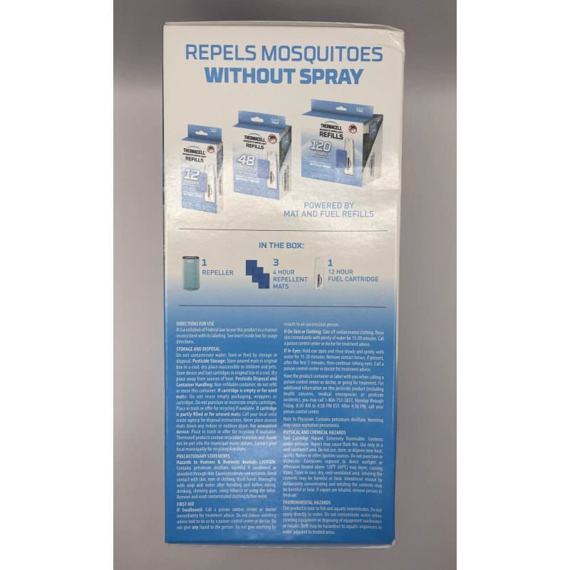 Thermacell Brand New - THERMACELL Patio Shield Mosquito Protection GLACIAL