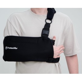 ProtechTor™ Recovery Sling Immobiliser provides support, stabilization, and restricted movement for postoperative care, including rotator cuff repairs, Bankart procedures, capsular shifts, dislocations, and soft tissue strains. (X-Large)