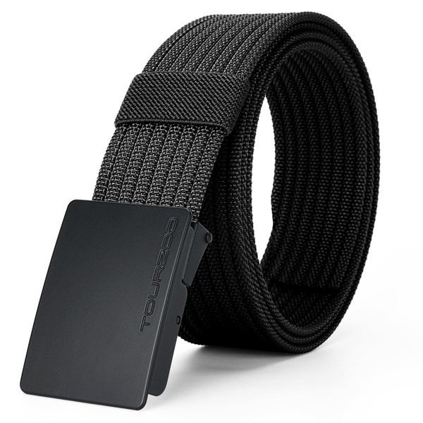 TOURZOO Nylon Military Tactical Belts for Men 1.5" No Holes