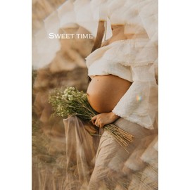 OCHENTA Women's Casual Flowy Bohemian Cotton Long Maxi Skirt for Women Summer Light Green 85CM