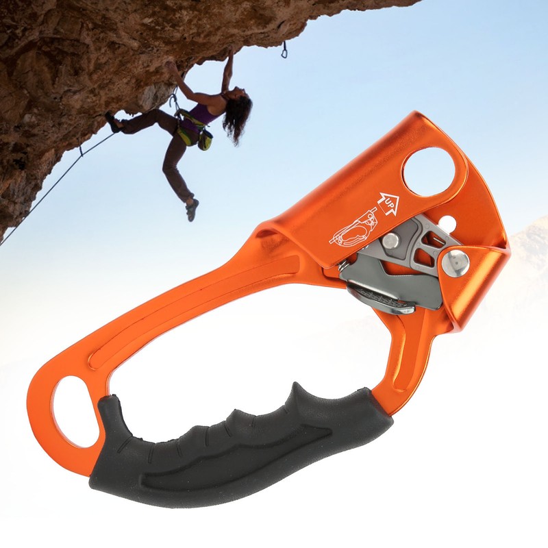 Climbing Hand Ascender Aviation Light Alloy Mountaineering Rock Rappelling Gear