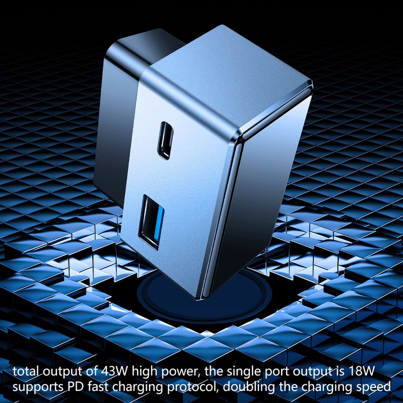12V‑24V OBD Power Adapter 5V 2A Type‑C USB‑A Output Dual