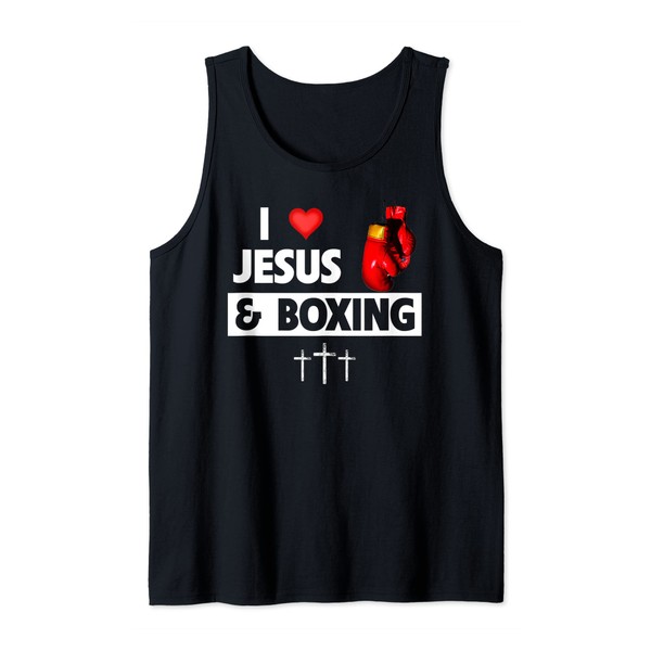 I Love Jesus and Boxing Gloves Club Fighting Punching Bag