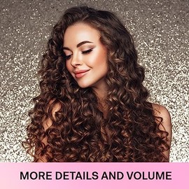 Lanzhire - Diadema pequeña sin calor, para rizar, sin calor, para cabello largo y corto, sin rulos de calor para dormir, para pasar la noche sin calor