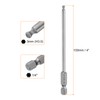 sourcing map Ball End Hex Screwdriver Bit 3mm (H3.0) Tip