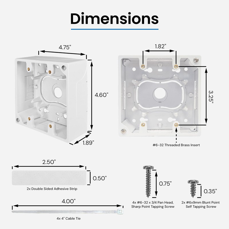 ICC Surface Mount Back Box Junction, Double Gang, Raceway Compatible