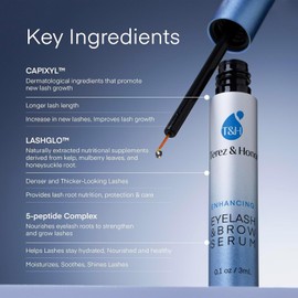 Suero para Crecimiento de Pestañas 3 mL - Naturel para Pestañas Más Largas Densas y Voluminosas para Mujeres y Hombres - Profesional Eyelash Growth Serum 3.0 mL