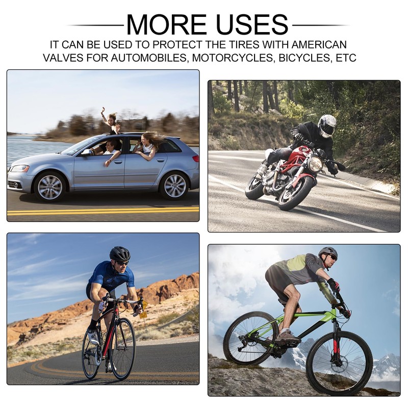 EKIND Bicycle Valve Dice (Set of 5, Silver)