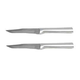 Rada Cutlery Serrated Steak Knife, R105/2, Aluminum Handle, Pack of 2