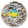 50PCS Funny Fish Stickers for Teens Boy Girls Kids Deep-Sea