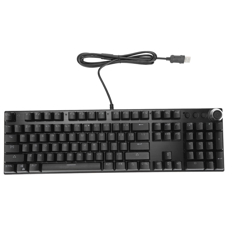 Mechanical Keyboard Wired Gaming Support Backlight Green Axis Keyboard with