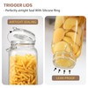 VITEVER [ Taller ] 92oz Glass Jars with Airtight Lid,