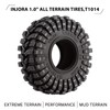 INJORA 1.0 Tires -All Terrain Super Soft Sticky King Trekker