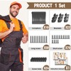 Mdkave Louver Hardware Kit Metal,Heavy Duty Complete Set for Louver