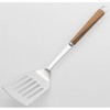 Suncraft Turner, Frying Spoon, Made in Japan, Stainless Steel, Woody