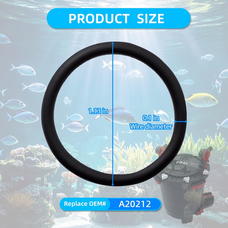 A20212 A-20212 O-Ring, Compatible with Fluval FX4, FX5, FX6 High-Performance