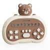 LUSTERMOON Fidget Game Toys Quick Push Game (Brown Bear)