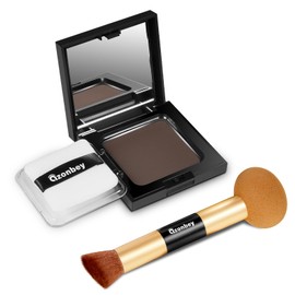 New Root Touch Up Hair Color,Hair Fibers for Thinning Hair,Cruelty Free Hairline Powder - Instantly Cover Touch Up, Hair Color Root Touch Up Powder, Hair Thickener for Women & Men (Med Brown)