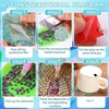 Funvalley Surperfect 8 Pack Diamond Painting Coasters with Stand, DIY