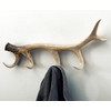Black Forest Décor Antler Coat Rack – Rustic Wall-Mounted Polyresin