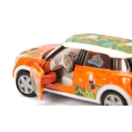 siku 6507, Style my siku, MINI Countryman Summer, Toy car, Metal/plastic, Orange, Incl. sticker sheet for individual design, Doors openable