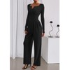 PRETTYGARDEN Jumpsuits for Women Dressy Casual 2025 Fall One Piece