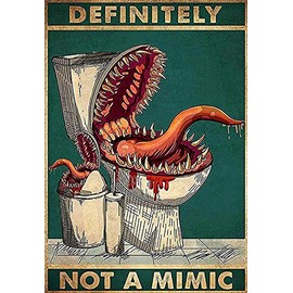 Nuboxx New Metal Sign Definitely Not A Mimic Vintage Metal Tin Sign For Home Bar Pub Garage Decor Gifts for Home Wall Decor Gifts 6x8 Inch