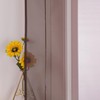 ESLIR Roman Blind with Loops, Kitchen Transparent Tab-Top Blind, Modern