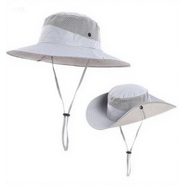 wowjimi UPF 50 Sun Protection Hat, Ultra Lightweight, Foldable, Mesh Breathable, Large Size, Unisex, Ideal for Outdoor Activities, Camping, Cycling, Fishing, Climbing, white