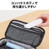 Elecom KBR-019WH Cleaning Brush, Compact Storage, Folding Type, With Magnet,