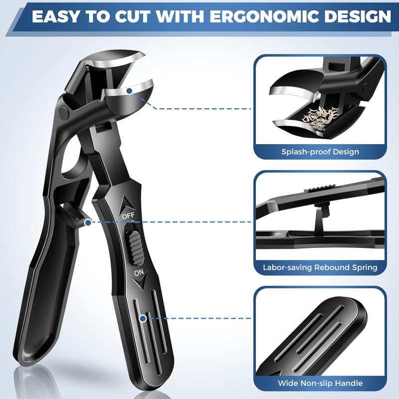 Toenail Clippers Stocking Stuffers 2025 Gifts for Men Women, Upgrade