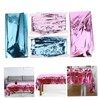 NOLITOY 4pcs Shiny Fringe Tablecloths Tinsel Backdrop for Memorable Boy