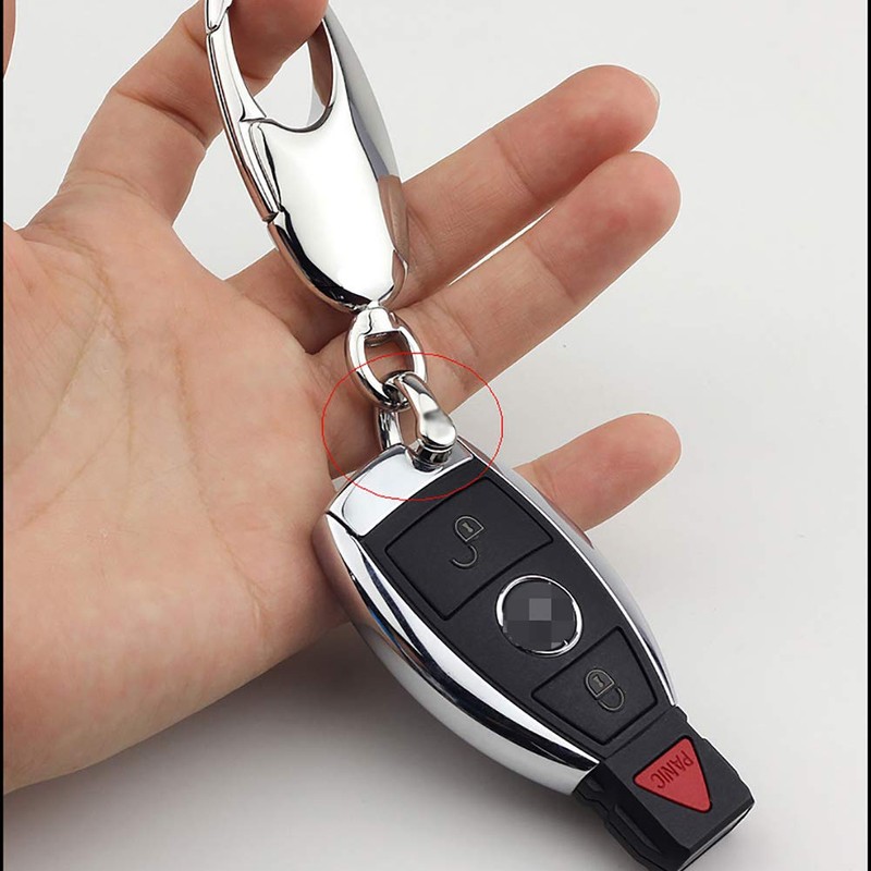 [TISUR] Key Car Motorcycle Keychain D-Ring for Smart Key Key