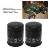 2PCS Oil Filter 2540086 Oil Cleaner Steel Cylindrical Replacement for