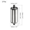 PATIKIL Conveyor Roller 2" Diameter 4" Length, 2 Pack Stainless
