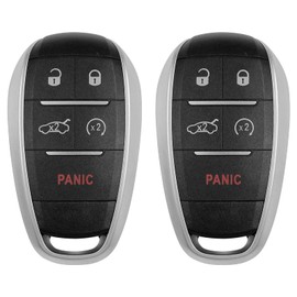 Extra-Partss Smart Car Key Fob Replacement for Alf Rome0 Giulia Stelvio fits 2017 2018 2019 2020 2021 2022 5 Button Remote KR5ALFA434 (2)