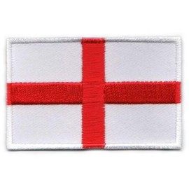 GBJUK Embroidered Sew on or Iron on St George England Flag Patch Badge for Clothes and Bags