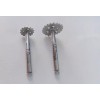 NOMI BROTHERS 2pcs Set of Dental Saw Disk Cutting tool