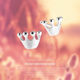 Heartbreaker Froggy LD FG 21 Sterling Silver 925 Stud Earrings