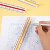Scale Ruler, Plastic Triangular Scale, 30 cm Architecture Ruler, Triangular
