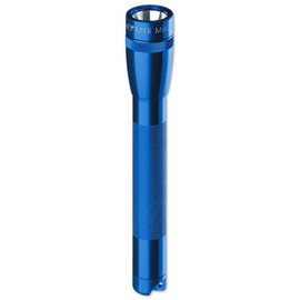 Maglite Mini Incandescent 2-Cell AA Flashlight with Holster, Blue